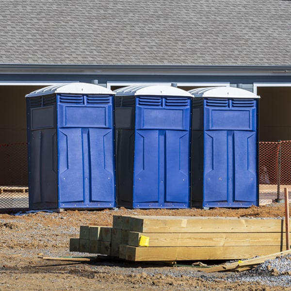 is there a specific order in which to place multiple porta potties in Alexandria TN